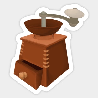 Coffee Mill Sticker